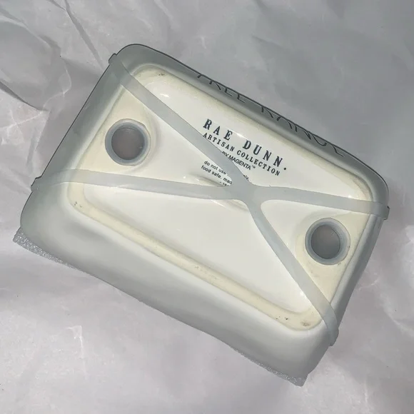 Rae Dunn “FARM FRESH” “FREE RANGE” Set of 2 Ceramic Farmhouse Egg Holder Tray - Picture 3 of 4